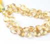 Natural Golden Mystic Quartz Faceted Heart Drop Beads Strand Length 8 Inches and Size 9mm to 11mm approx.